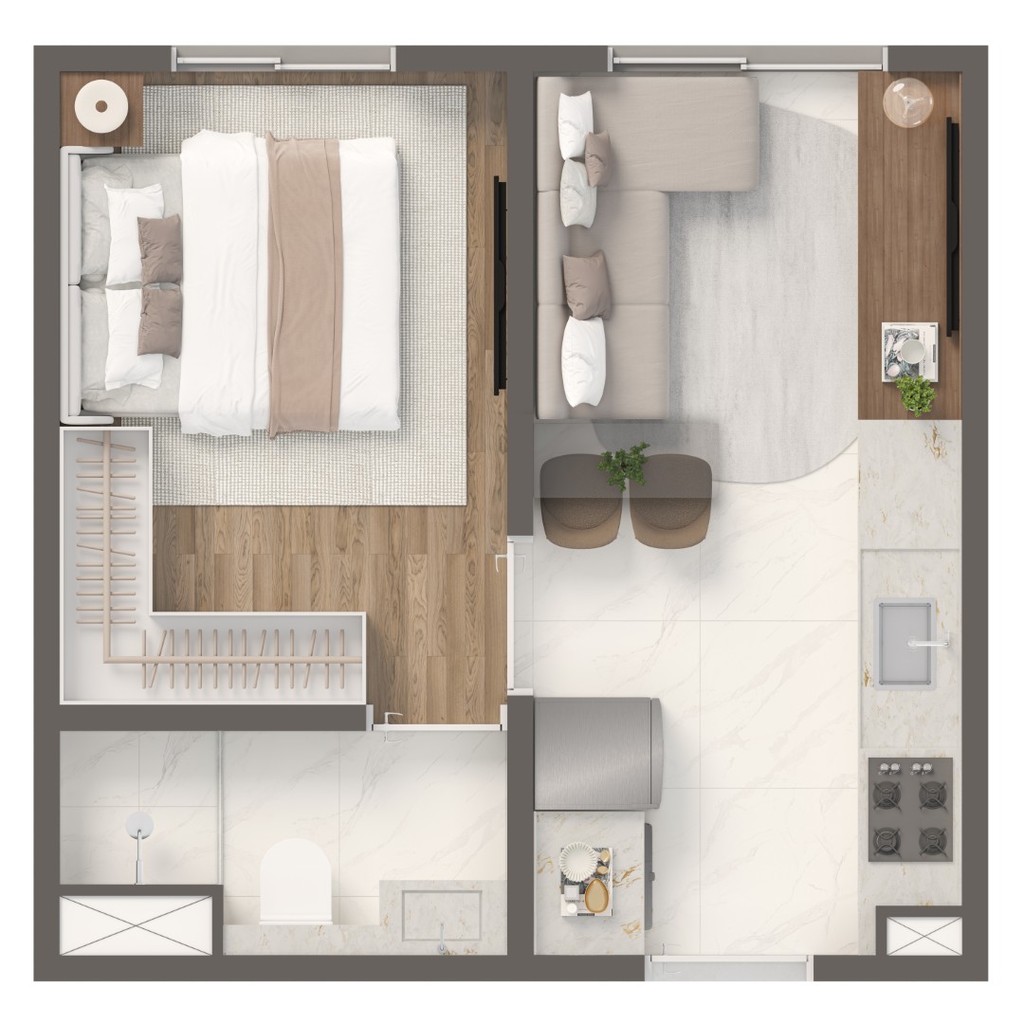 Apartamento, 1 quarto, 24 m² - Foto 18