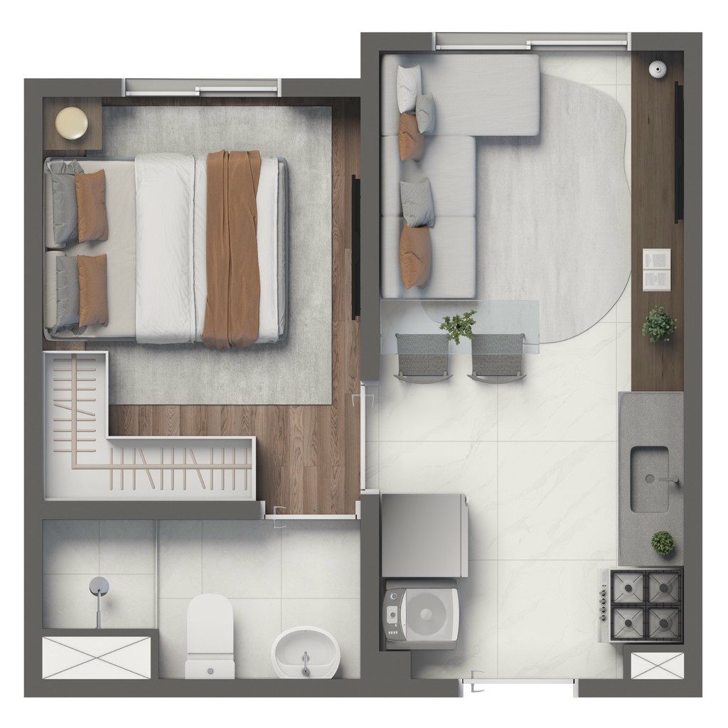 Apartamento, 2 quartos, 31 m² - Foto 16
