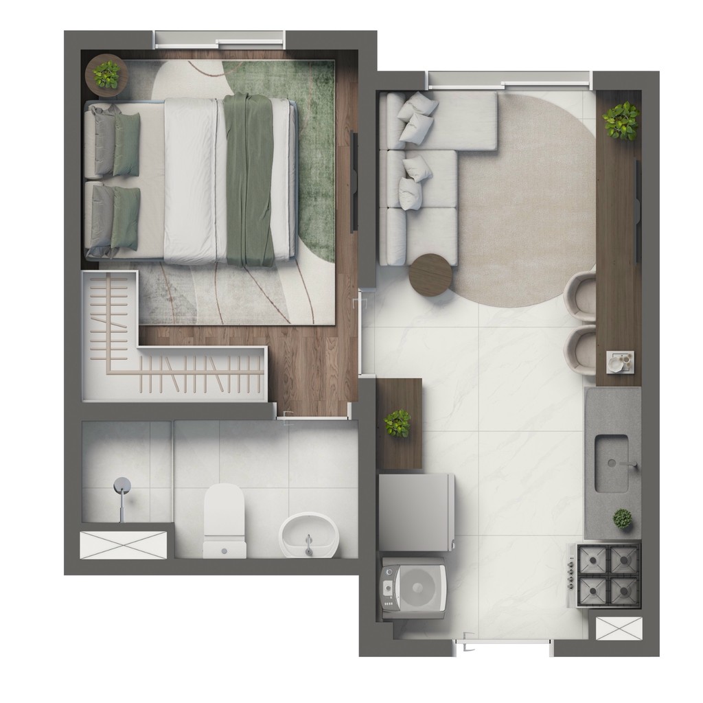 Apartamento, 2 quartos, 31 m² - Foto 17