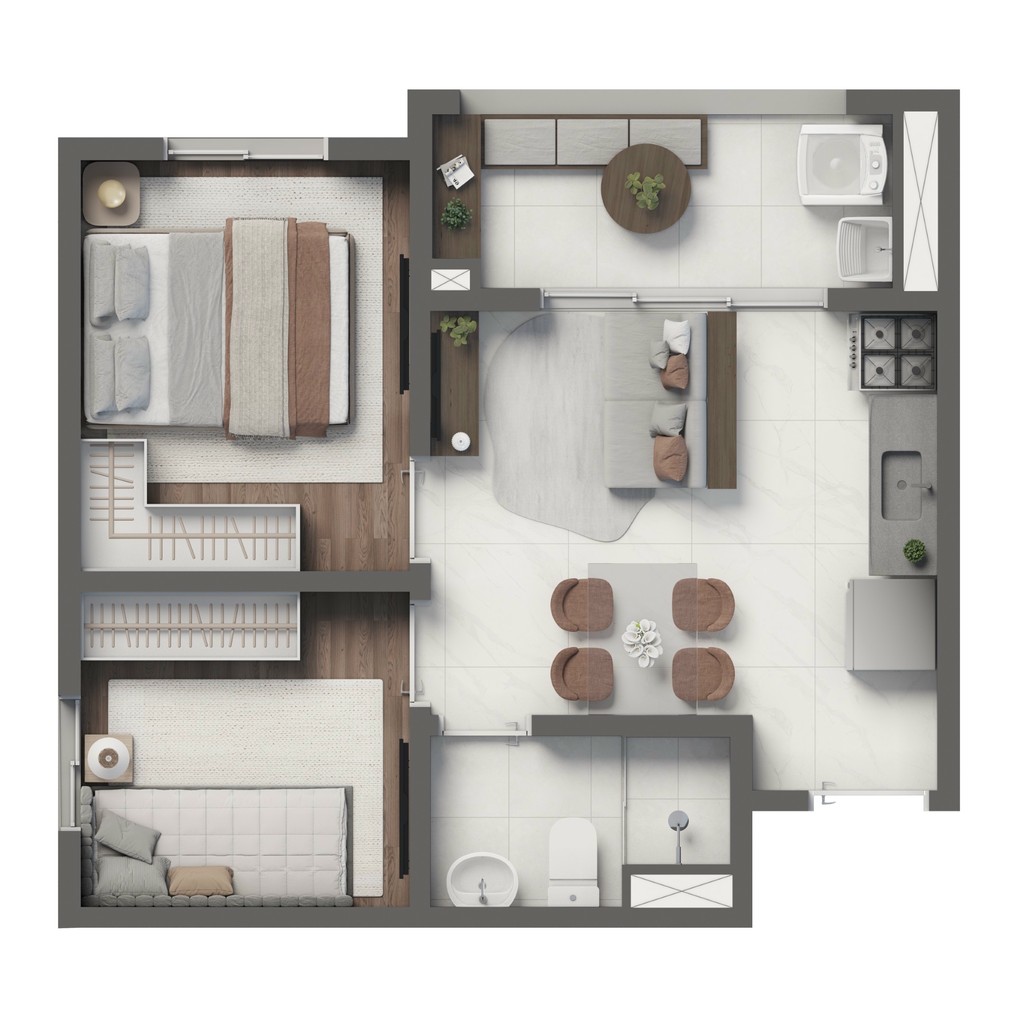Apartamento, 2 quartos, 37 m² - Foto 20
