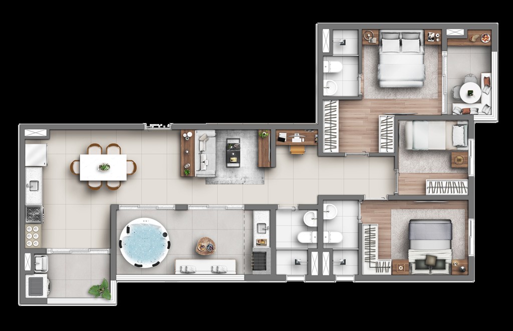 Apartamento, 3 quartos, 49 m² - Foto 32