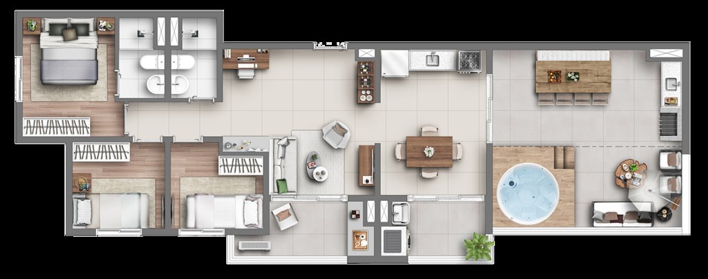 Apartamento, 2 quartos, 45 m² - Foto 33