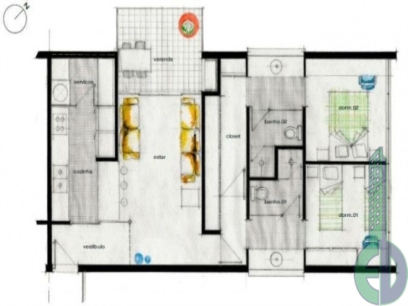 Apartamento, 2 quartos, 80 m² - Foto 20