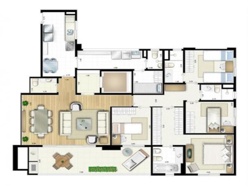 Apartamento, 2 quartos, 111 m² - Foto 4