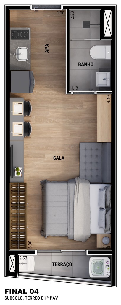 Apartamento, 2 quartos, 53 m² - Foto 20