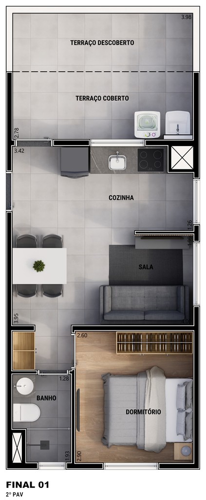 Apartamento, 2 quartos, 53 m² - Foto 29