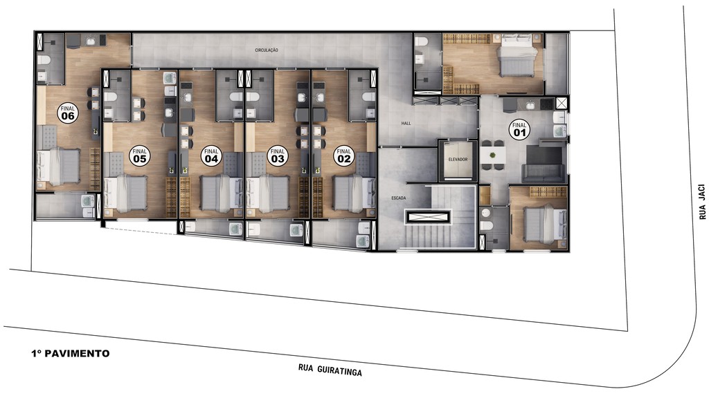 Apartamento, 1 quarto, 17 m² - Foto 12