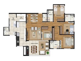 Apartamento, 2 quartos, 246 m² - Foto 21
