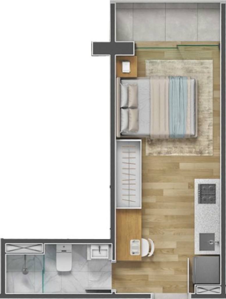 Apartamento, 1 quarto, 37 m² - Foto 29
