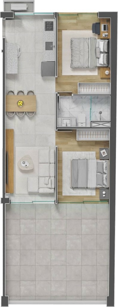 Apartamento, 1 quarto, 37 m² - Foto 62
