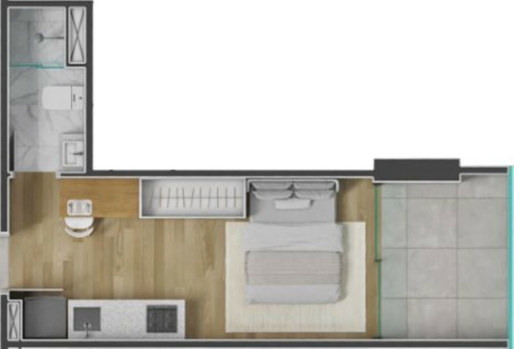 Apartamento, 1 quarto, 32 m² - Foto 32