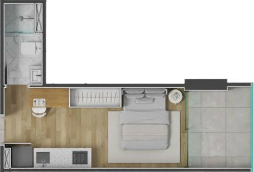 Apartamento, 1 quarto, 32 m² - Foto 36