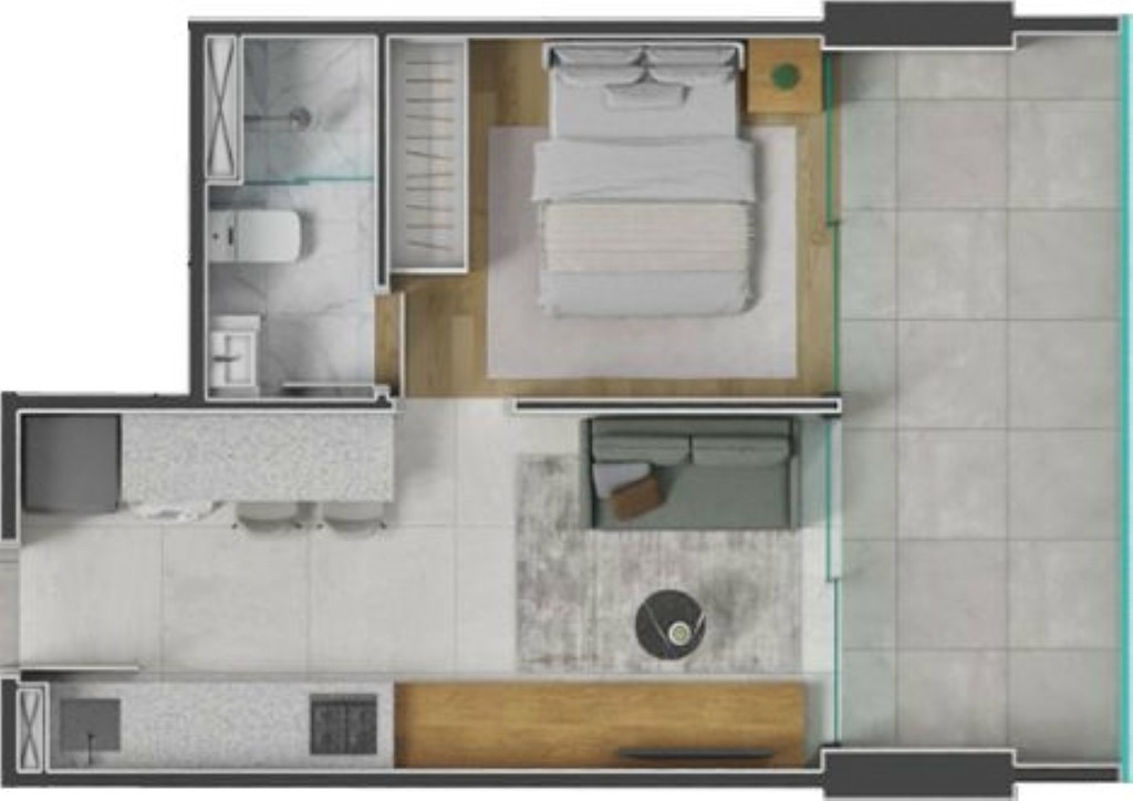 Apartamento, 1 quarto, 32 m² - Foto 45