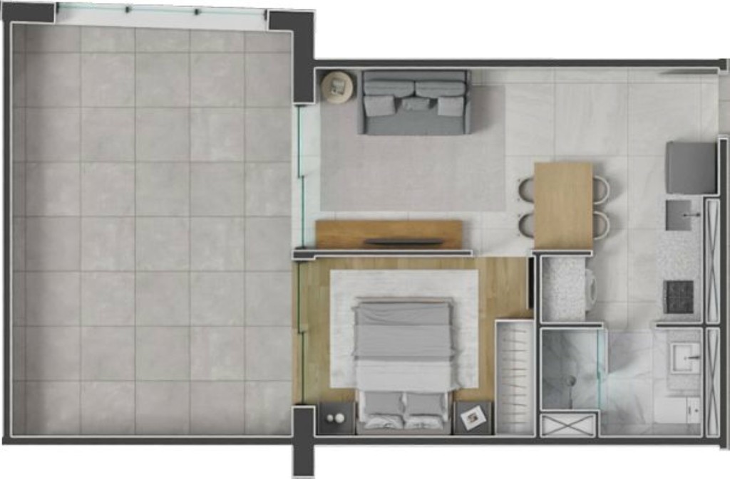 Apartamento, 1 quarto, 32 m² - Foto 54