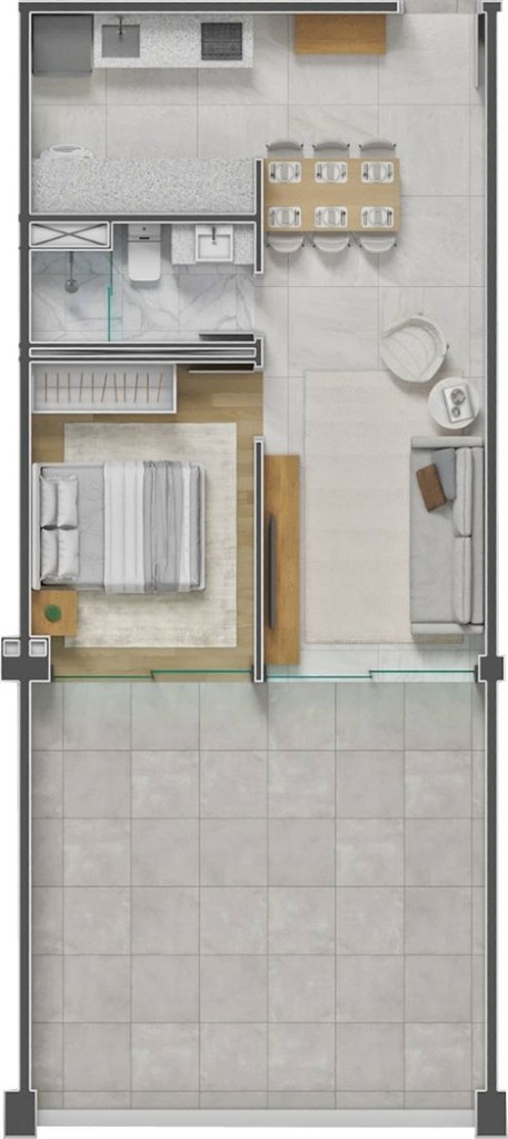 Apartamento, 1 quarto, 32 m² - Foto 57