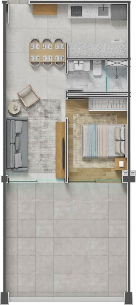 Apartamento, 1 quarto, 32 m² - Foto 58