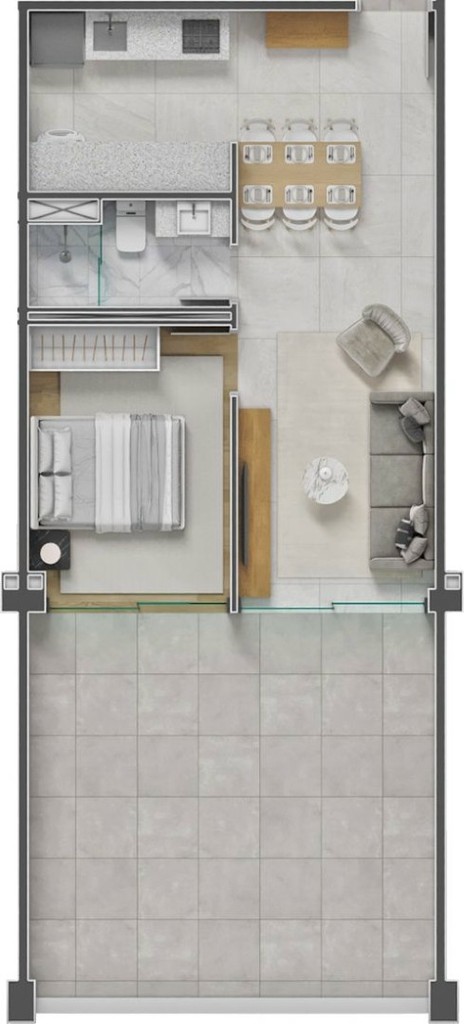 Apartamento, 1 quarto, 47 m² - Foto 64