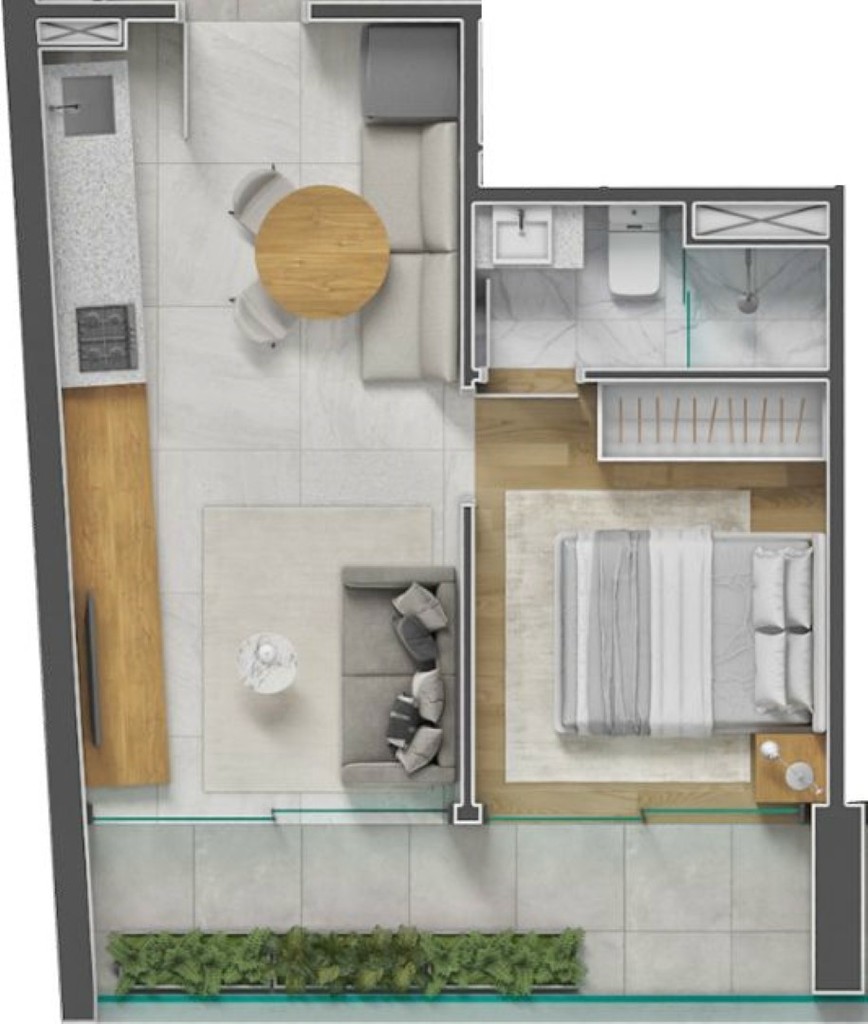 Apartamento, 1 quarto, 71 m² - Foto 46