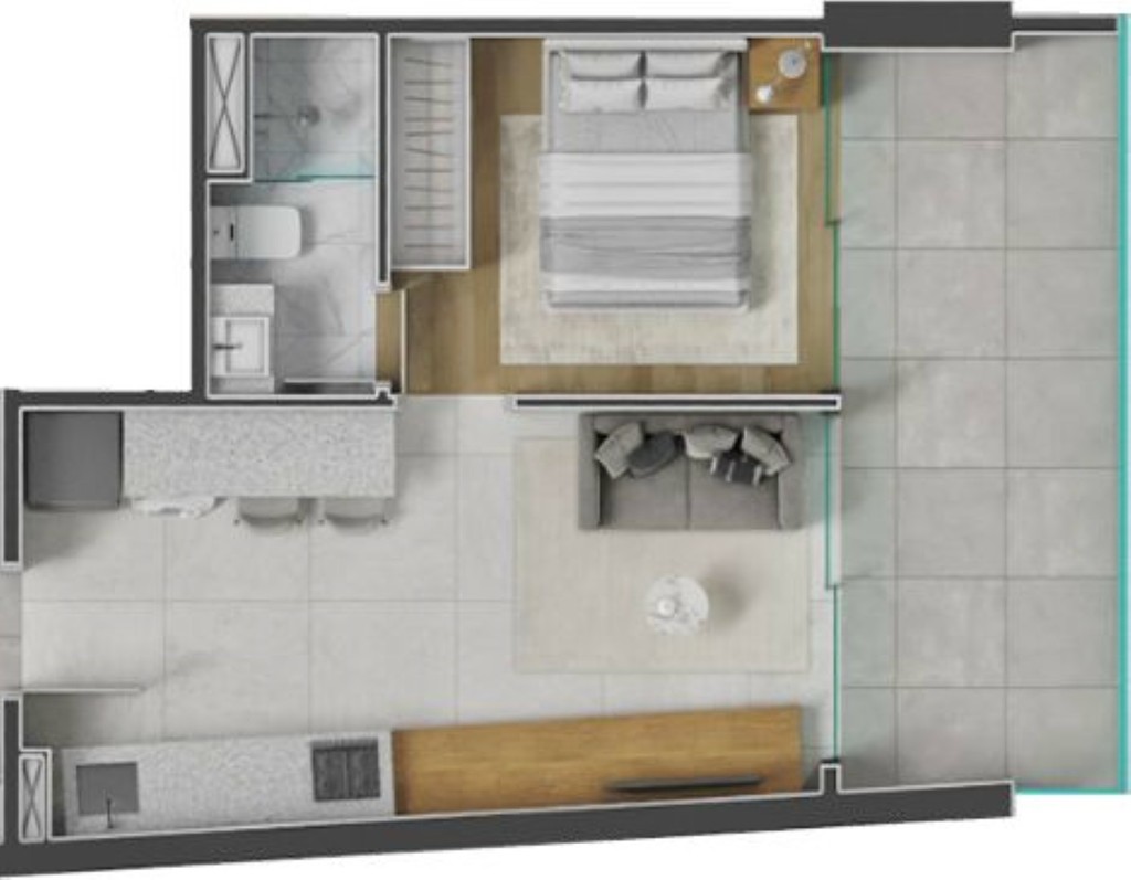 Apartamento, 1 quarto, 71 m² - Foto 49