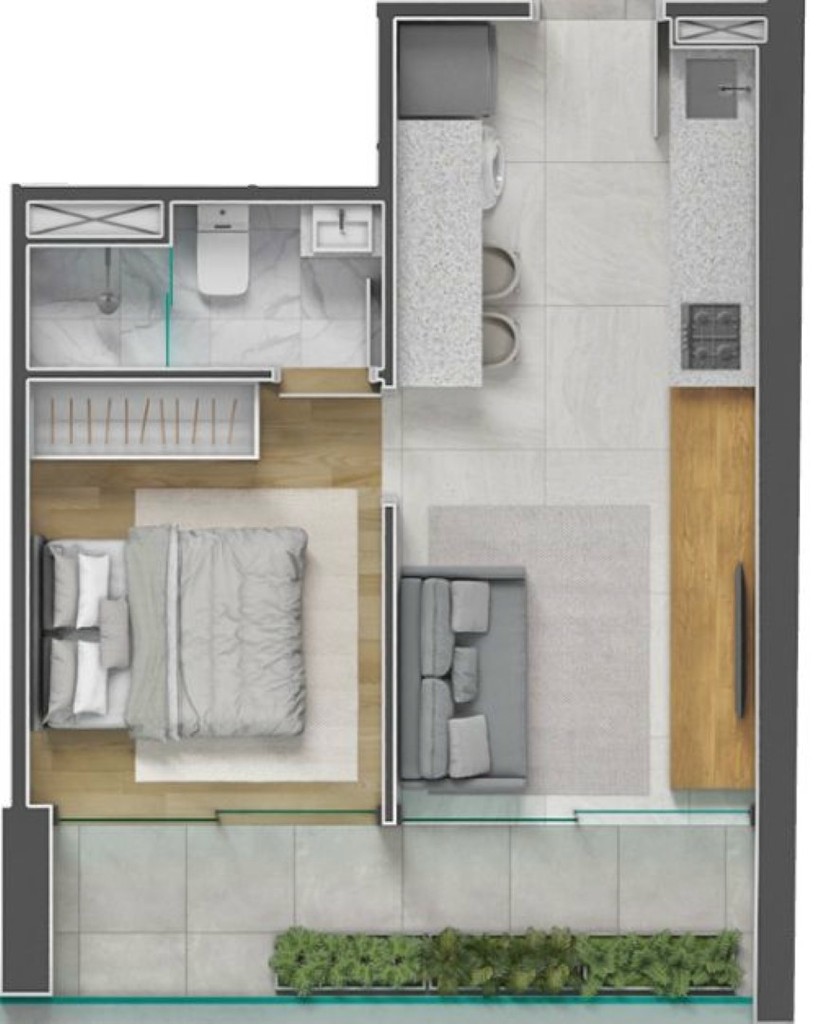 Apartamento, 1 quarto, 71 m² - Foto 109