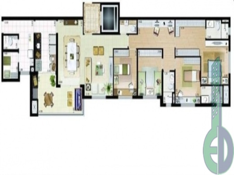 Apartamento, 4 quartos, 239 m² - Foto 10