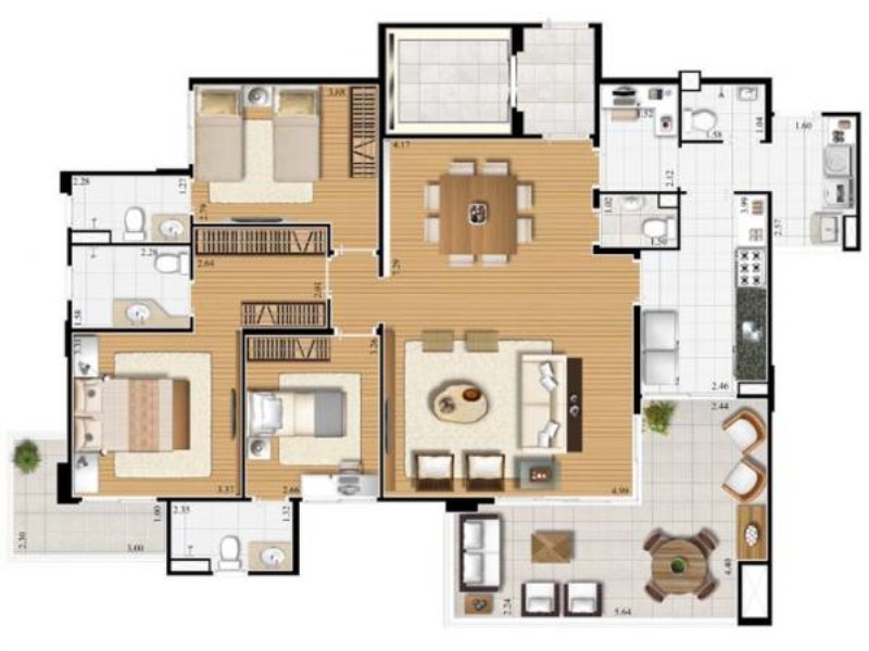Apartamento, 3 quartos, 177 m² - Foto 17