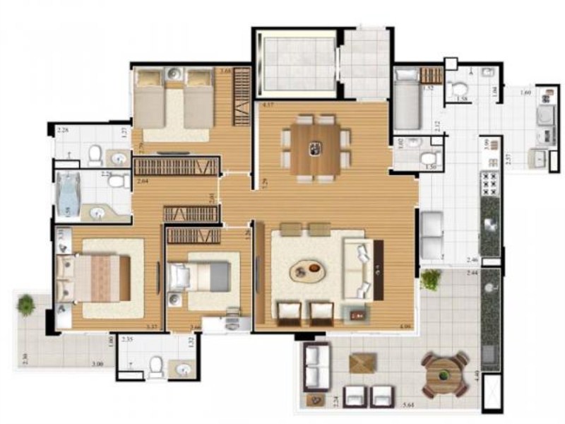 Apartamento, 3 quartos, 177 m² - Foto 18