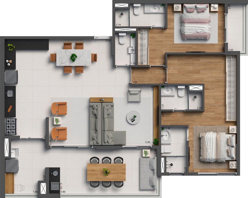 Apartamento, 3 quartos, 97 m² - Foto 35