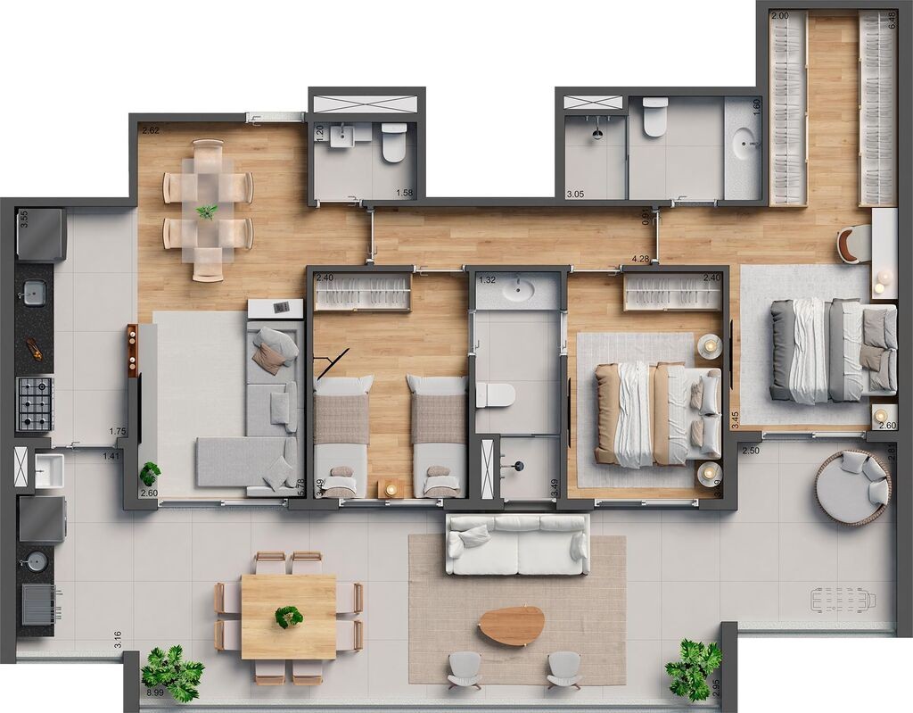 Apartamento, 3 quartos, 97 m² - Foto 36