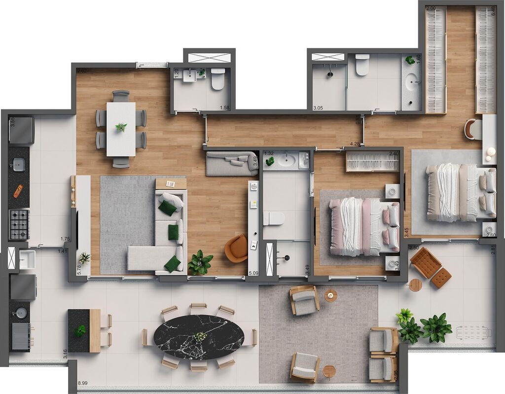 Apartamento, 3 quartos, 120 m² - Foto 37