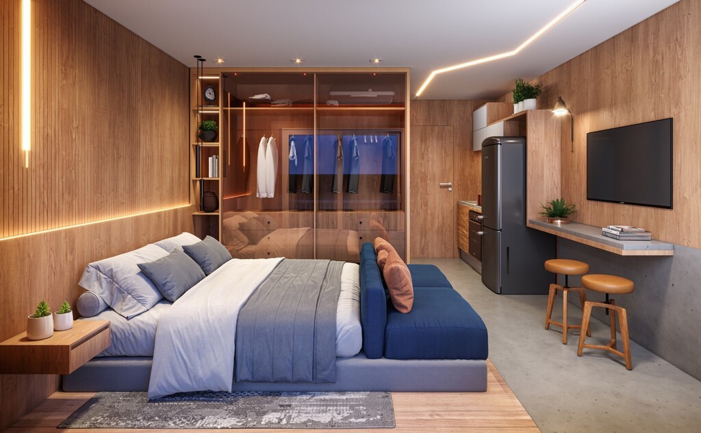 Apartamento, 1 quarto, 27 m² - Foto 8