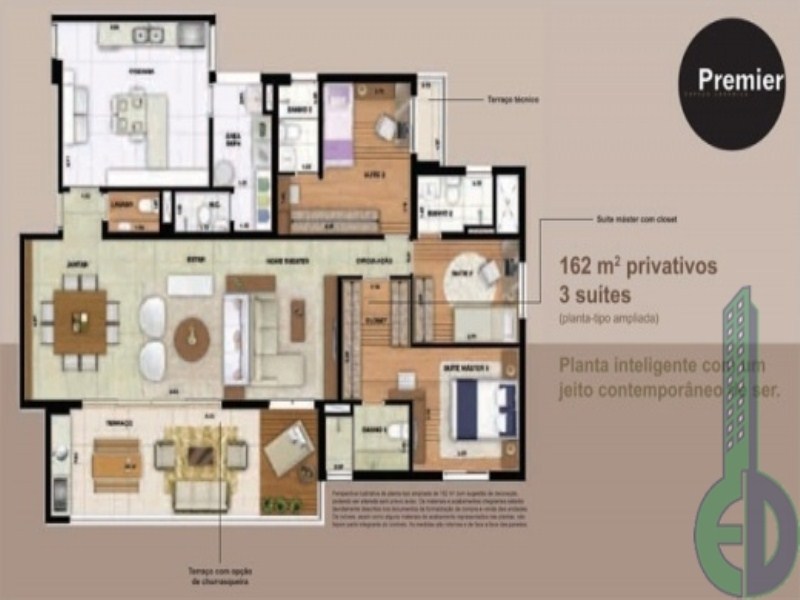 Apartamento, 3 quartos, 162 m² - Foto 21