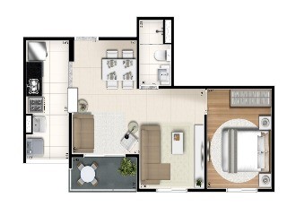 Apartamento, 2 quartos, 60 m² - Foto 3