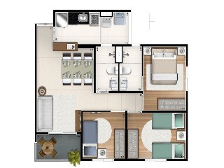 Apartamento, 2 quartos, 60 m² - Foto 4