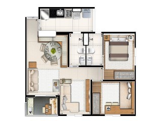 Apartamento, 2 quartos, 60 m² - Foto 5