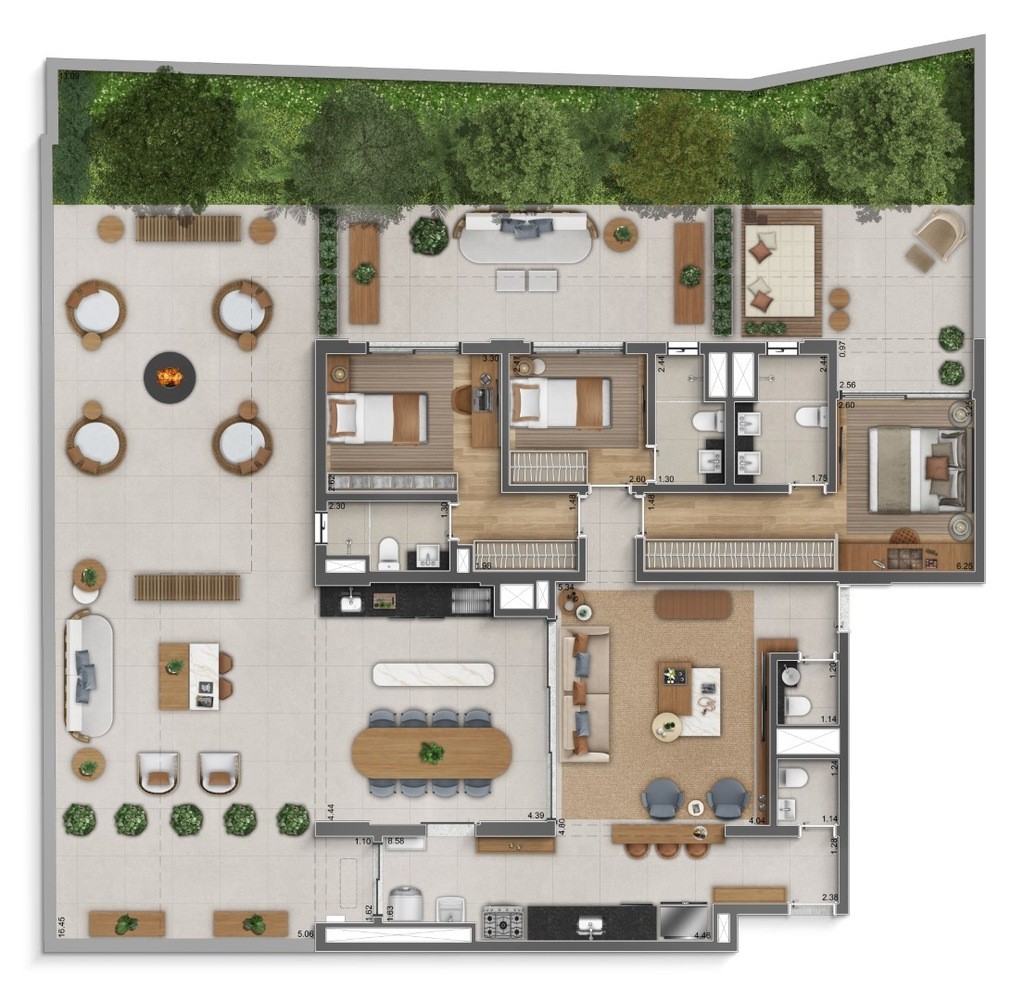 Apartamento, 3 quartos, 122 m² - Foto 43