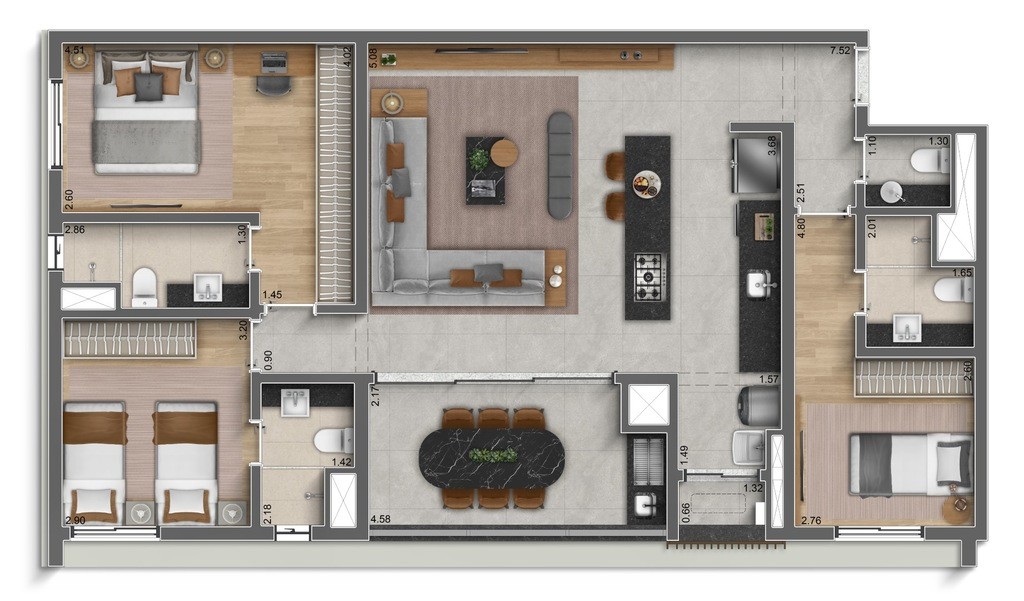 Apartamento, 2 quartos, 82 m² - Foto 33