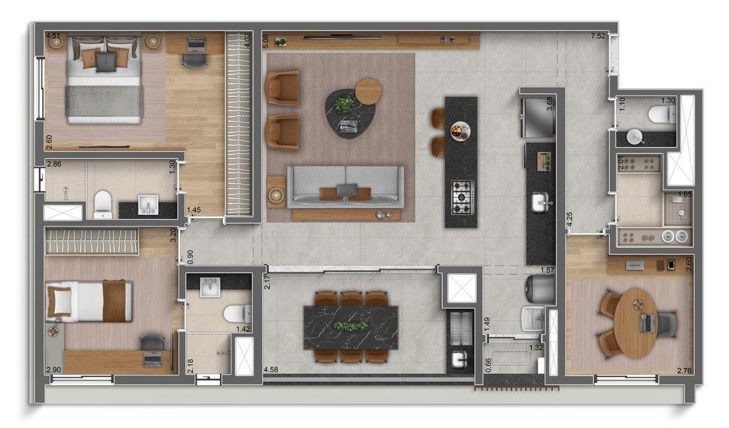 Apartamento, 2 quartos, 82 m² - Foto 34