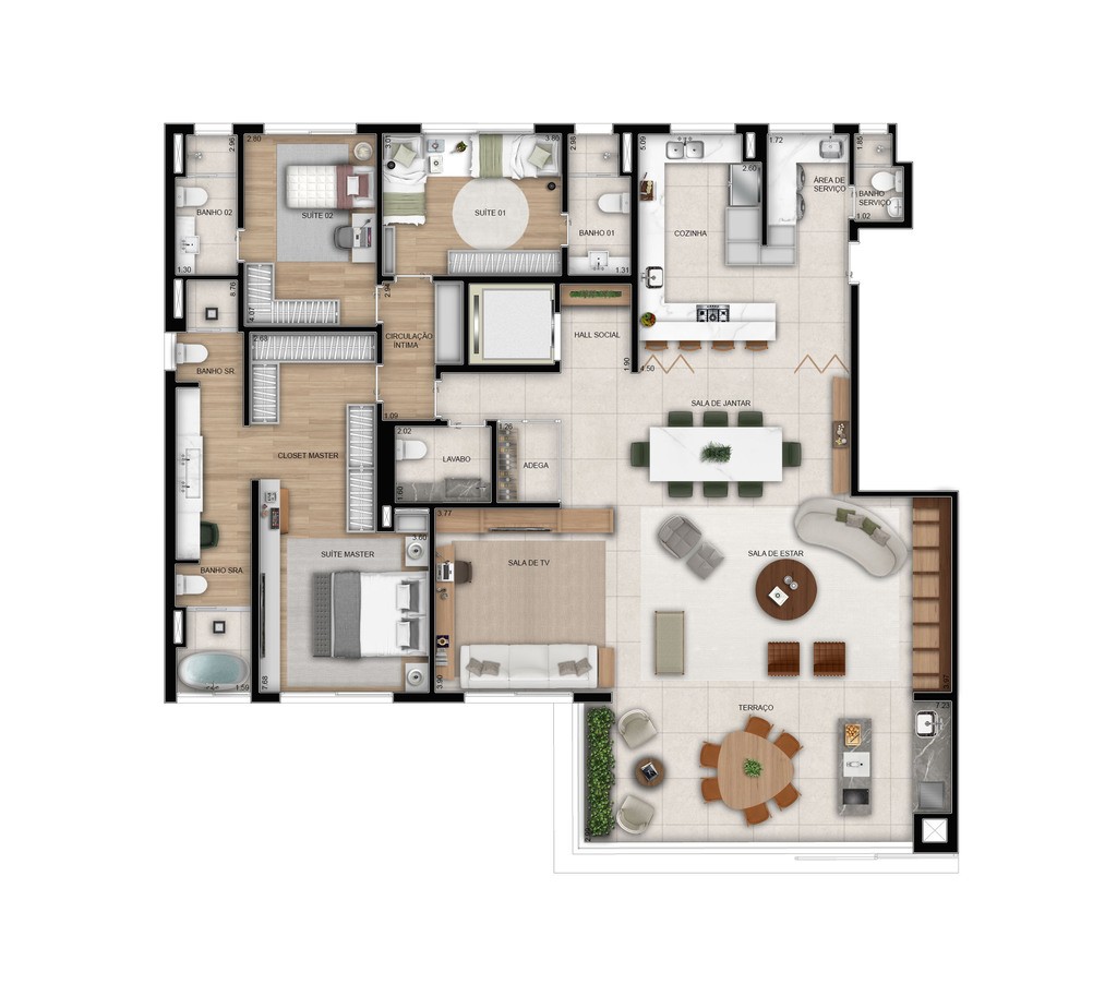 Apartamento, 4 quartos, 352 m² - Foto 21
