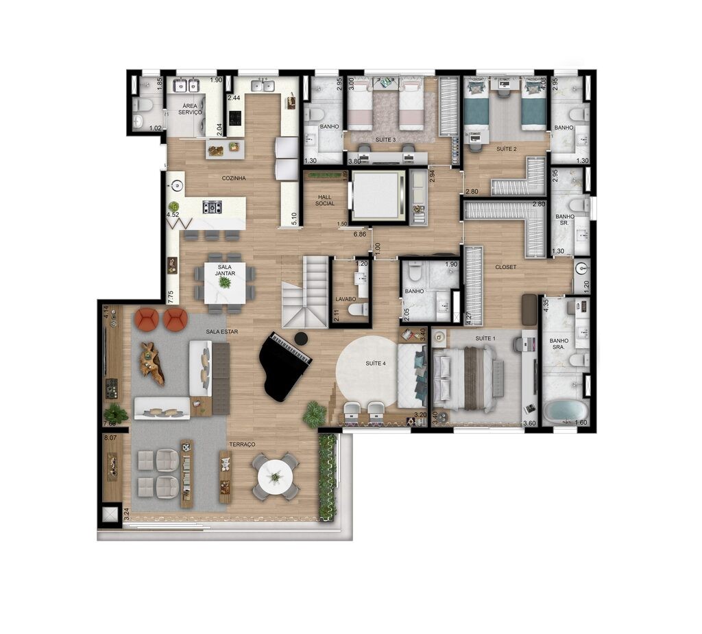 Apartamento, 4 quartos, 352 m² - Foto 23