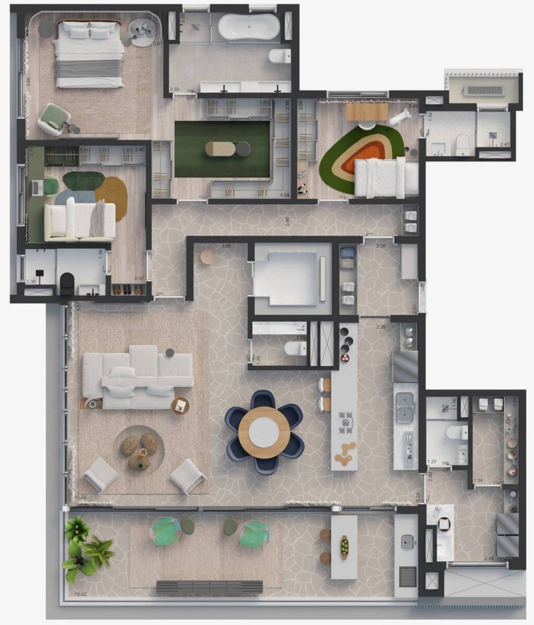 Apartamento, 3 quartos, 210 m² - Foto 21