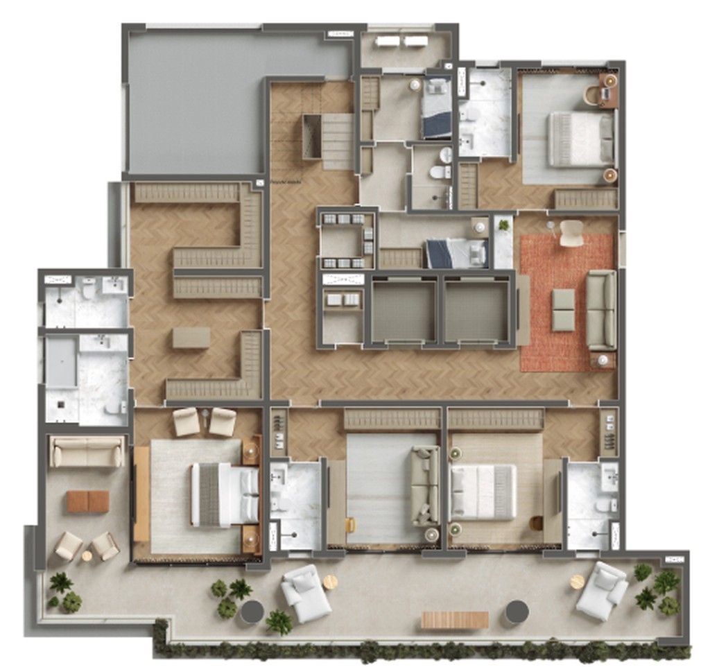 Apartamento, 3 quartos, 300 m² - Foto 28