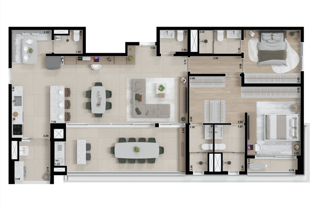 Apartamento, 3 quartos, 130 m² - Foto 21