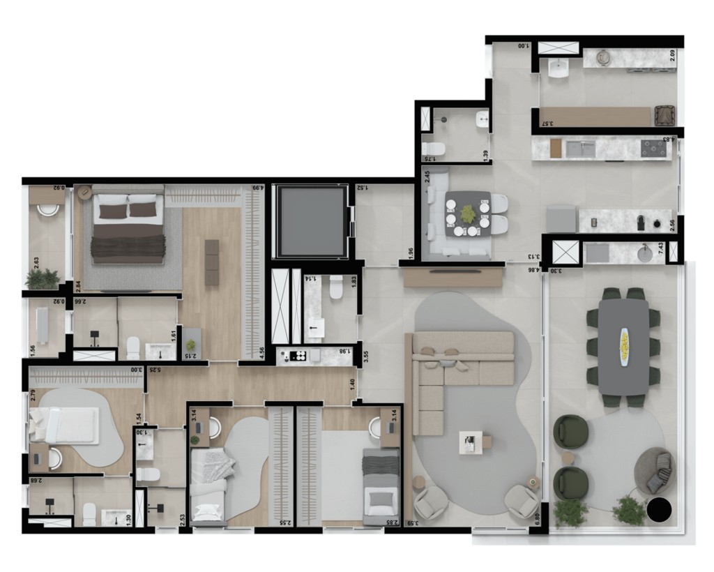 Apartamento, 4 quartos, 178 m² - Foto 22