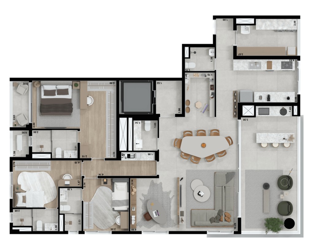 Apartamento, 4 quartos, 182 m² - Foto 23