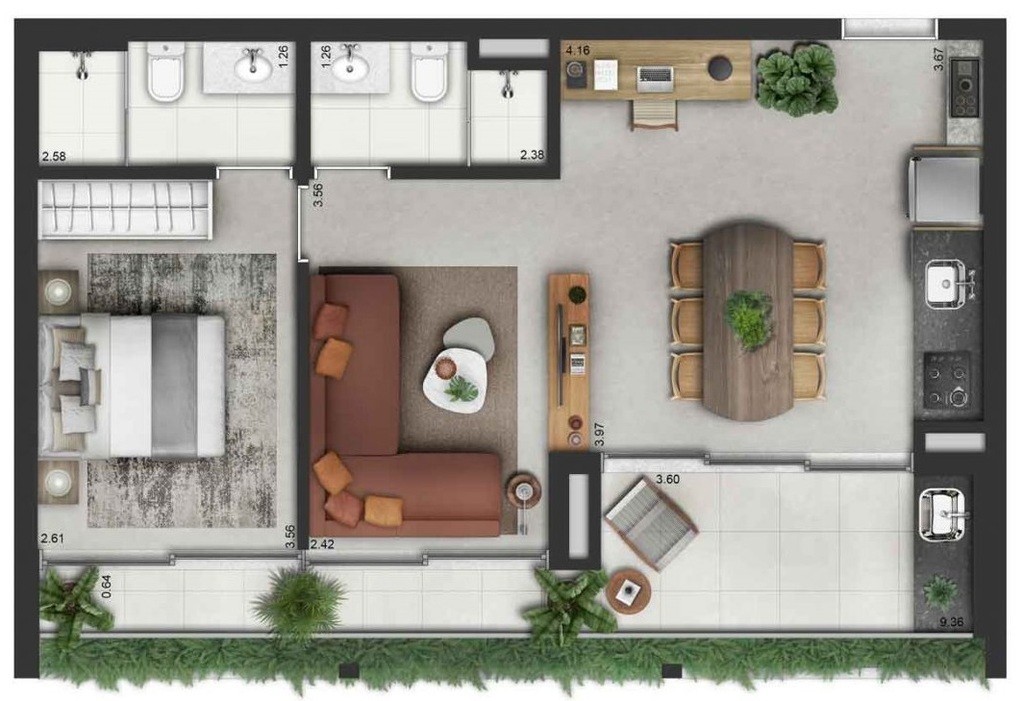 Apartamento, 2 quartos, 63 m² - Foto 31