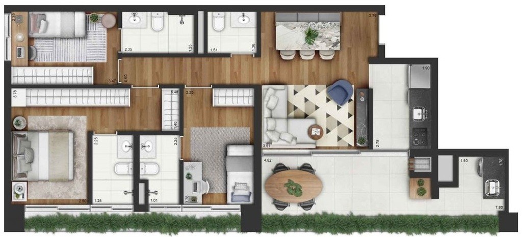Apartamento, 2 quartos, 63 m² - Foto 35