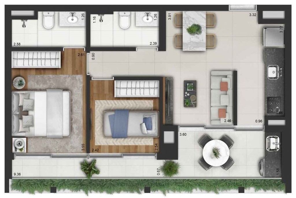 Apartamento, 3 quartos, 208 m² - Foto 32