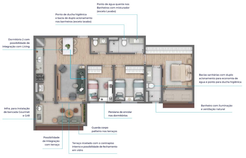 Apartamento, 3 quartos, 114 m² - Foto 31