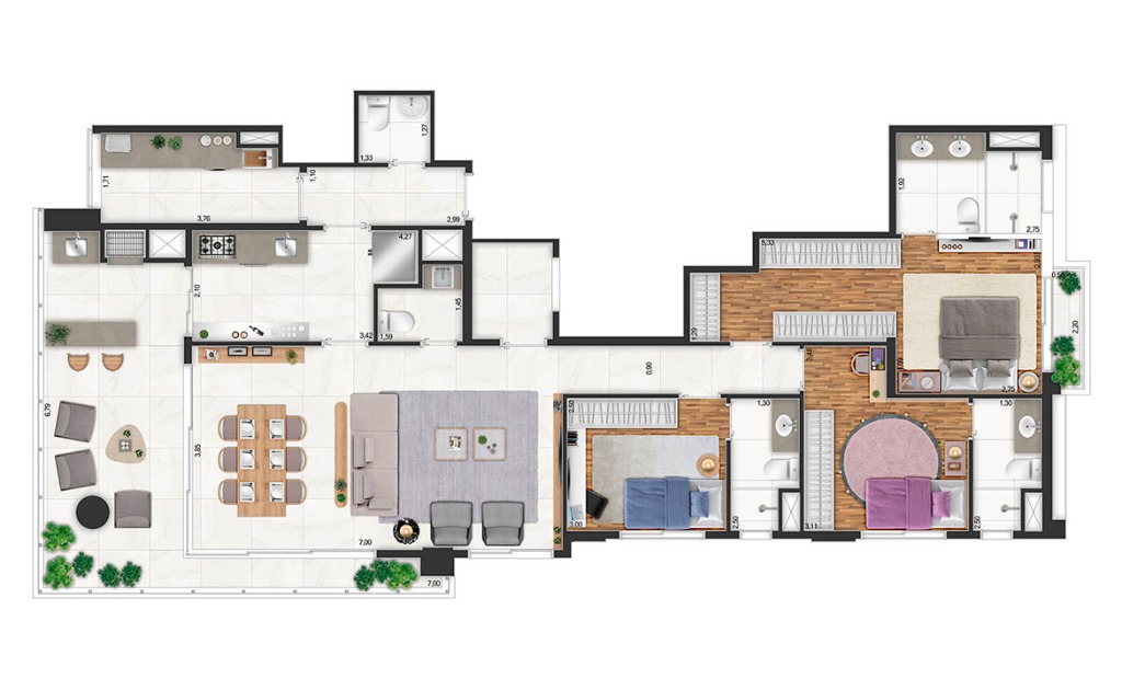 Apartamento, 3 quartos, 135 m² - Foto 16